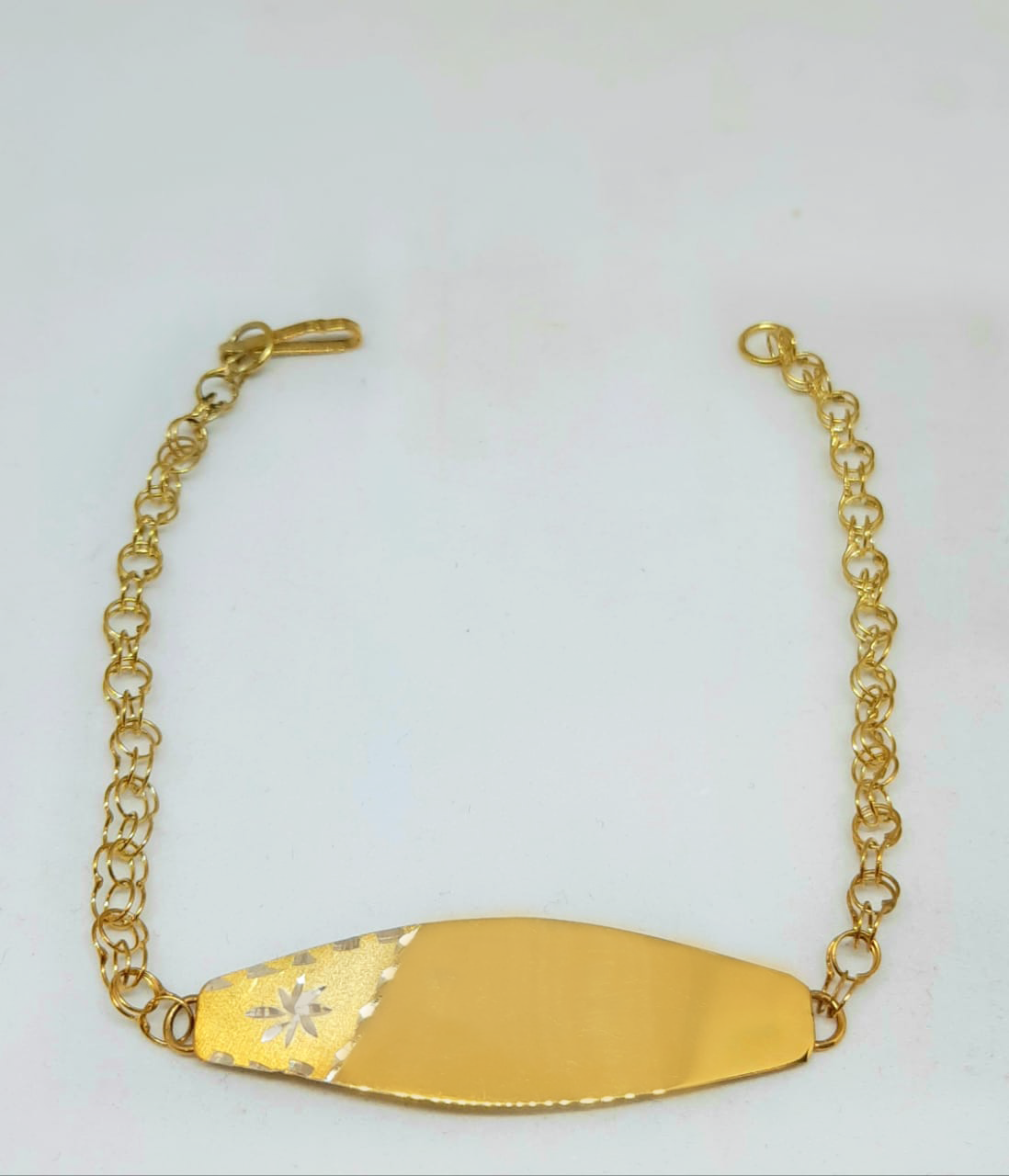 Gold Ladie ID Band